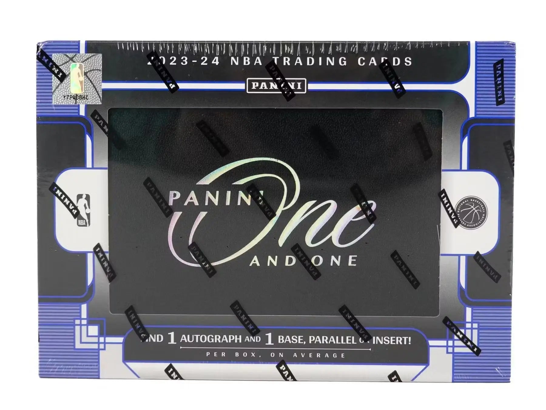 2023-24 Panini One and One Basketball Hobby Box with rookie jersey autographs design