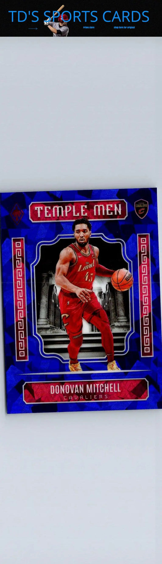 2023 24 Panini Phoenix Donovan Mitchell Temple Men Blue Ice basketball card