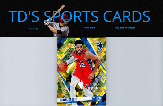 Tobias Harris Pink basketball card from 2023-24 Panini Phoenix #53 limited edition #/175