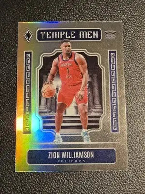 Zion Williamson basketball card featuring Zion Williamson Temple Men 2023-24 Panini Phoenix