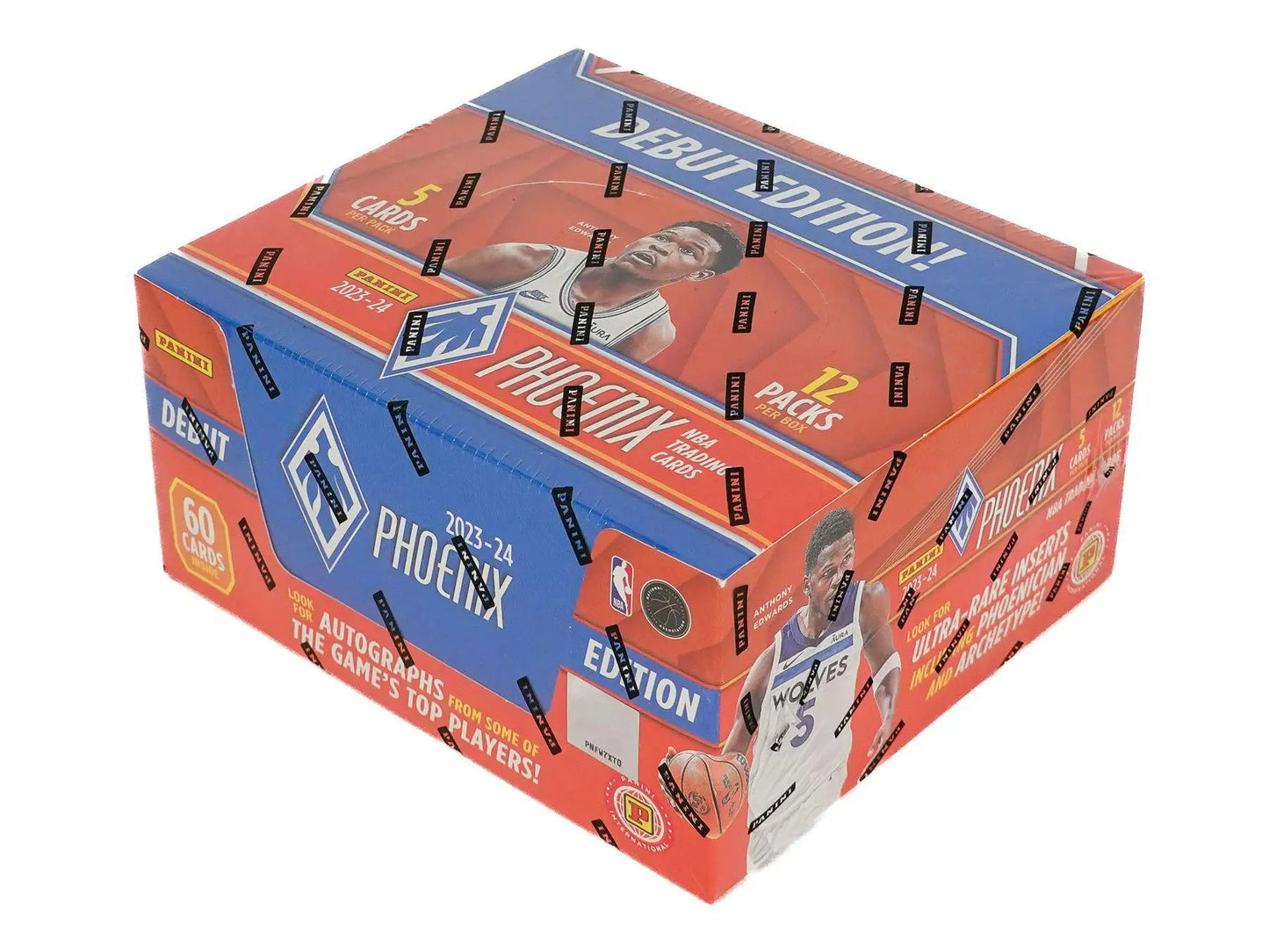 Phoenix Debut Edition basketball card box with exclusive parallels and rookie signs