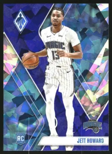 2023-24 Panini Phoenix Phoenix Blue Ice Jett Howard Basketball Card with original gloss