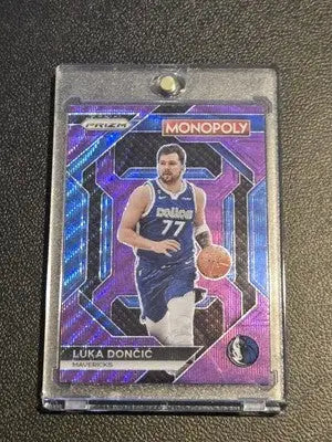 Luka Doncic Monopoly basketball card from 2023 24 Panini Prizm Monopoly PS3 Luka Doncic
