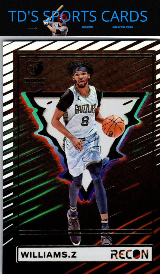 Ziaire Williams Holo basketball trading card from 2023-24 Panini Recon #158
