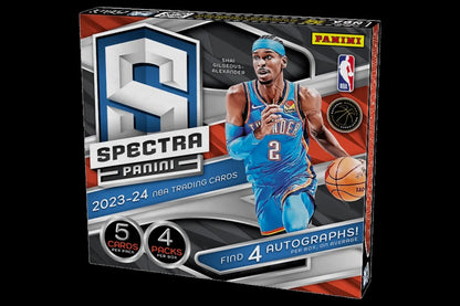 Spectra Basketball Panini Spectra Basketball 2023-24 Hobby Box for trading cards