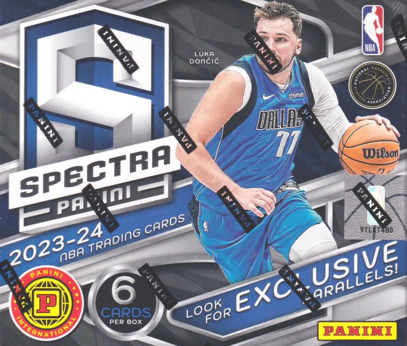 2023-24 Panini Spectra Basketball Hobby Box featuring solar eclipse and three parallels