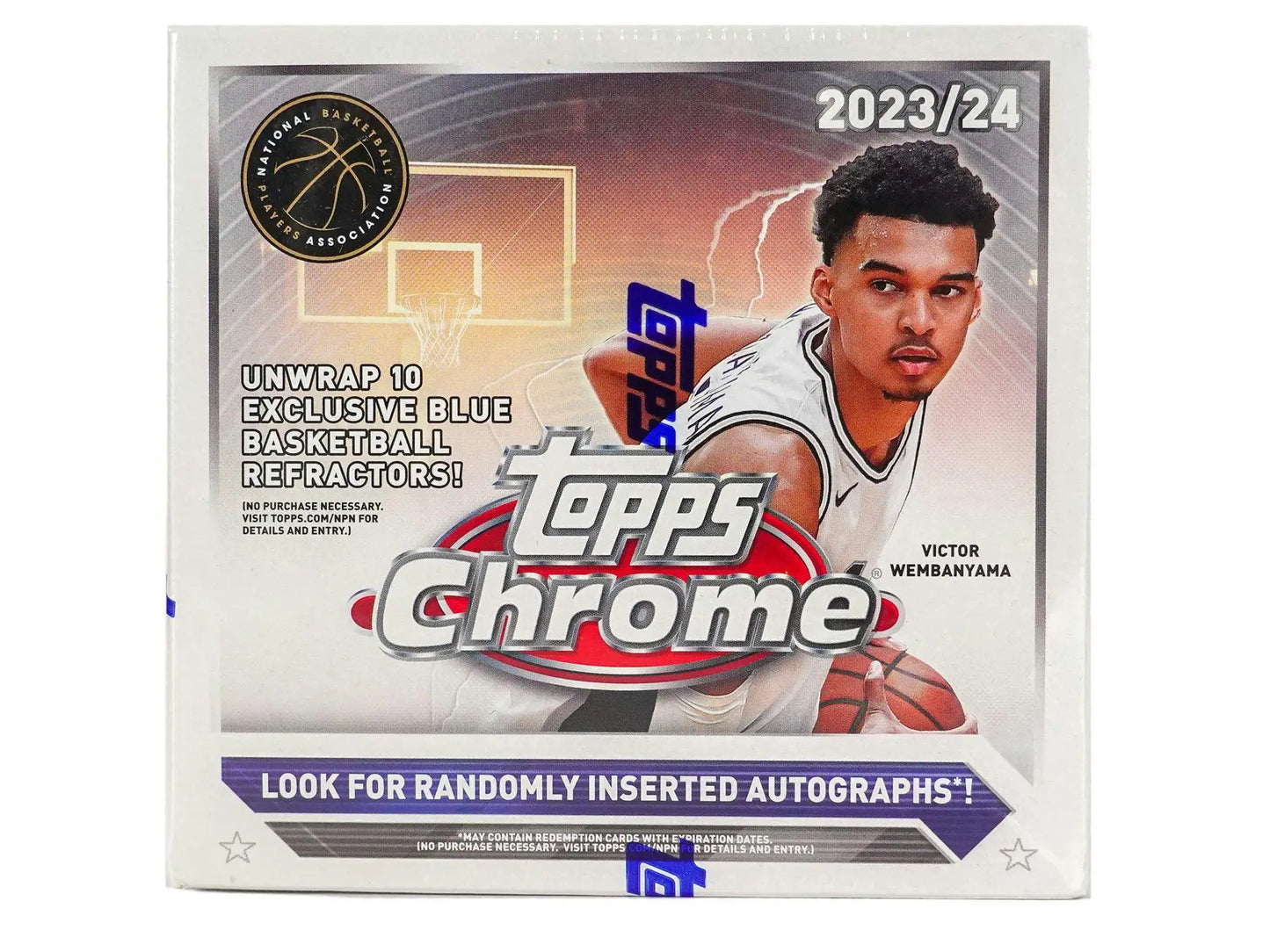 2023-24 Topps Chrome Basketball Monster Mega Box with refractors pink basketball and future stars autographs