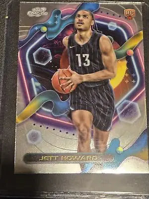 2023-24 Topps Chrome Cosmic Jett Howard basketball card for collectors