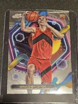 2023-24 Topps Chrome Cosmic Gradey Dick basketball card for collectors
