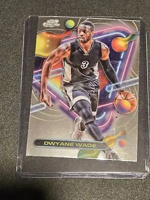 Dwyane Wade basketball card from 2023-24 Topps Chrome Cosmic series