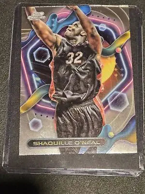 Shaquille ONeal basketball card from 2023-24 Topps Chrome Cosmic series