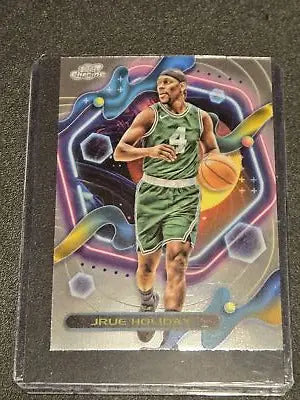 Jrue Holiday basketball card from 2023-24 Topps Chrome Cosmic collection