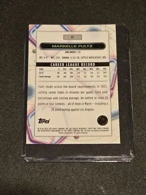 Markelle Fultz basketball card from 2023-24 Topps Chrome Cosmic series