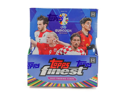 2023-24 Topps Finest Road to UEFA Euro Soccer Hobby Box with gold refractor parallel