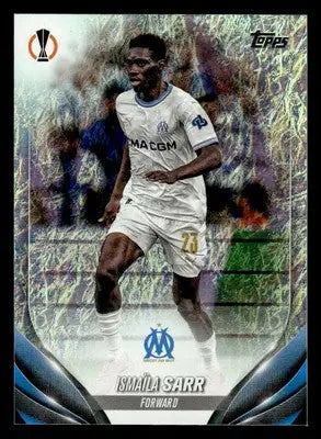 Topps Jade Edition UEFA trading card featuring Ismaïla Sarr from 2023-24 UEFA Club competitions