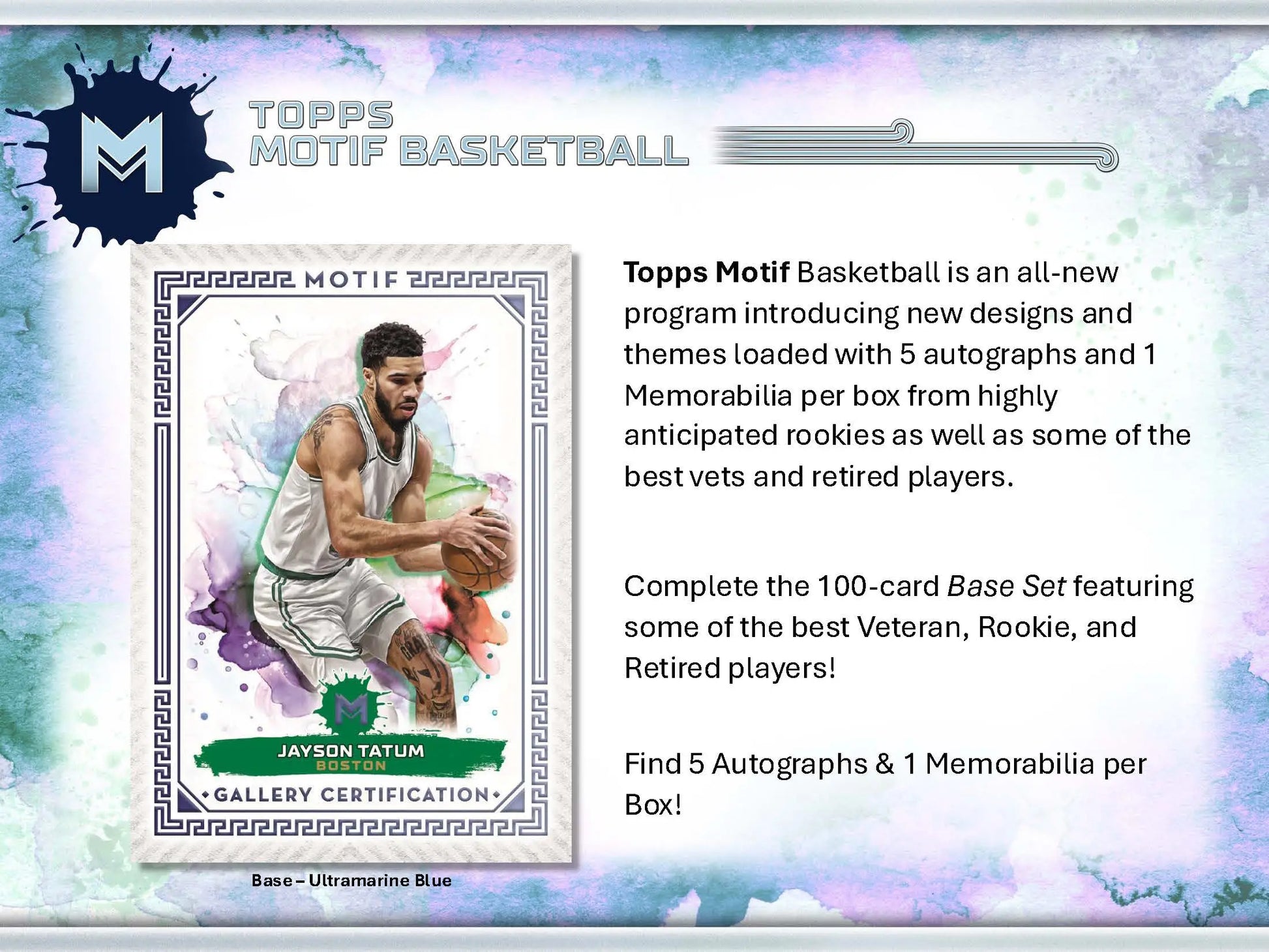 Topps Motif Basketball card from 2023-24 Topps Motif Basketball Hobby Box