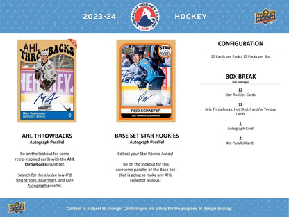 2023/24 Upper Deck AHL Hockey Hobby Box - Sports Card Hobby Boxes