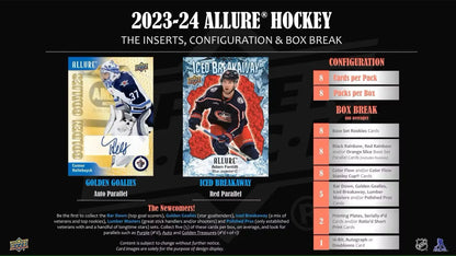 2023/24 Upper Deck Allure Hockey Hobby Box | Columbia Sports Cards - Sports Card Hobby Boxes
