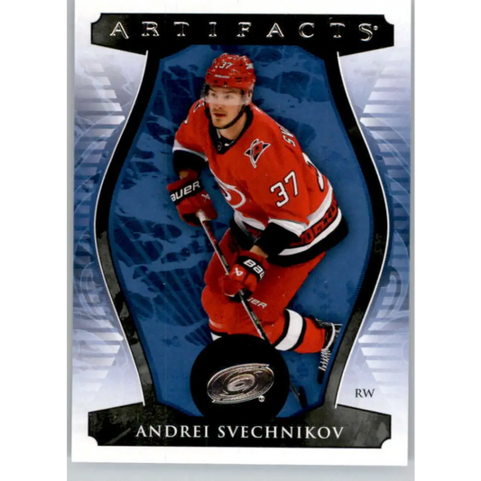 2023-24 Upper Deck Artifacts #12 Andrei Svechnikov NM-MT Carolina Hurricanes Hockey Card