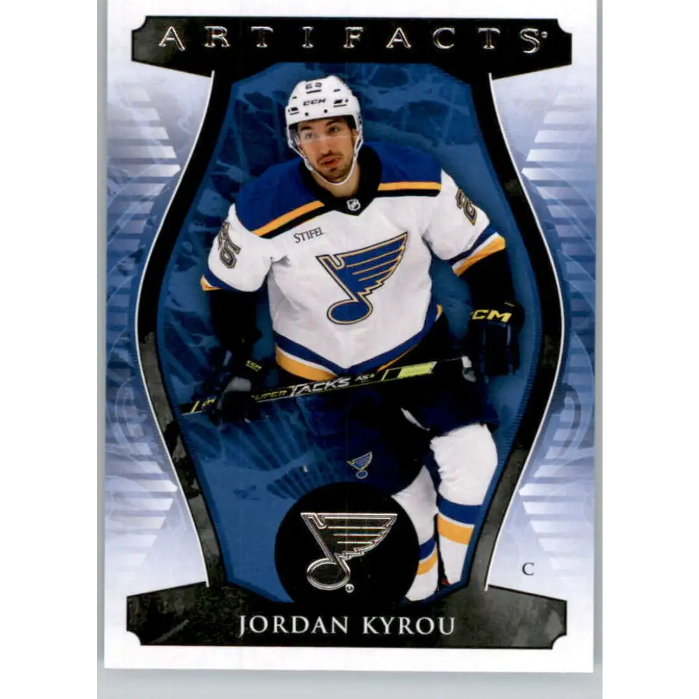 2023-24 Upper Deck Artifacts #19 Jordan Kyrou NM-MT St. Louis Blues Hockey Card