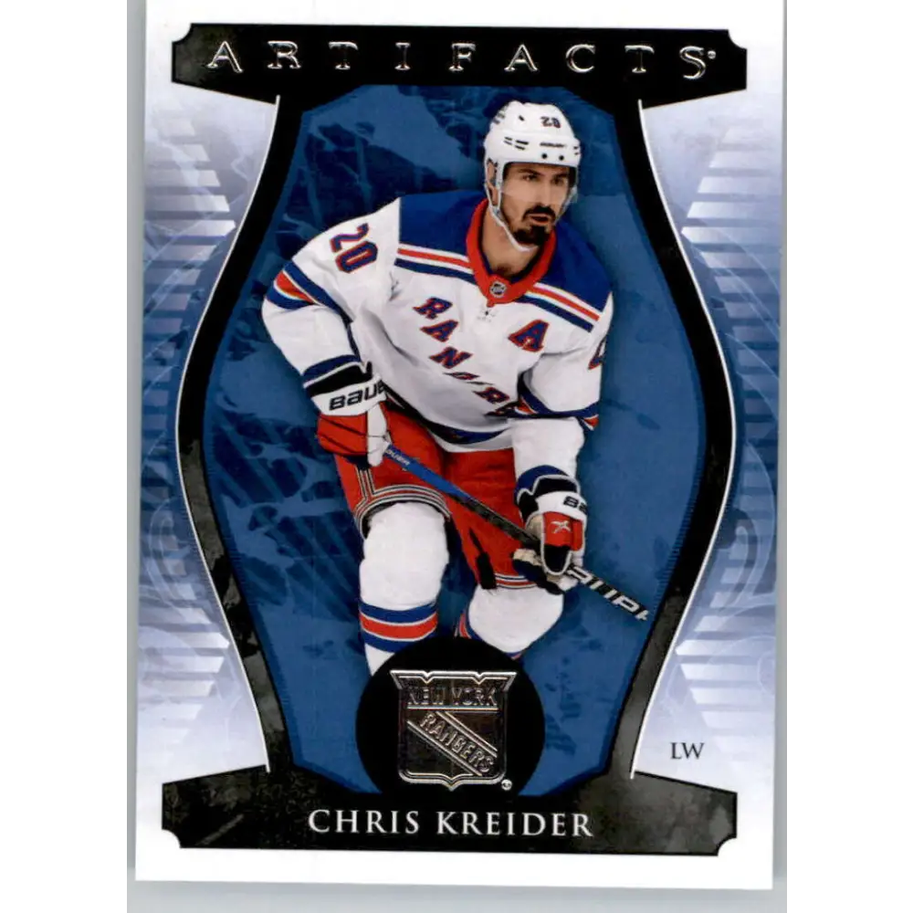 2023-24 Upper Deck Artifacts #97 Chris Kreider NM-MT New York Rangers Hockey Card