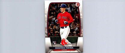 Masataka Yoshida baseball card from 2023 Bowman #58 trading cards collection