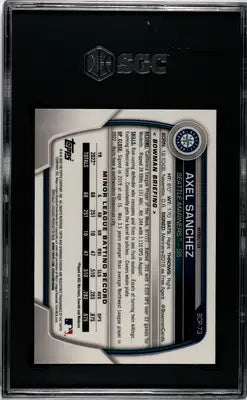 2023 Bowman Axel Sanchez #BCP-73 CHR. Pros. Lunar Glow Refractor Baseball SGC 10