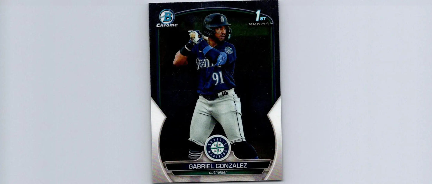2023 Bowman Gabriel Gonzalez Chrome Prospects Baseball Trading Card #BCP-133