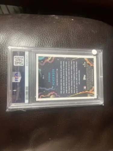 Graded Bowman Chrome Gunnar Henderson RC It Came To The League PSA 8 Orioles card