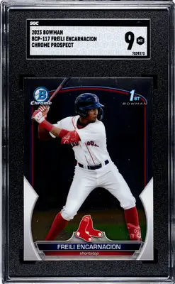 2023 Bowman Freili Encarnacion #BCP-117 CHR. Pros. Baseball SGC 9