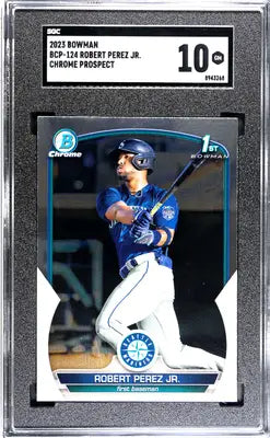 2023 Bowman Robert Perez JR. #BCP-124 CHR. Pros. Baseball SGC 10