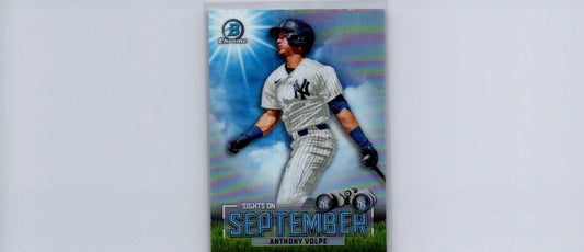 Anthony Volpe baseball card from 2023 Bowman Sights on September collection