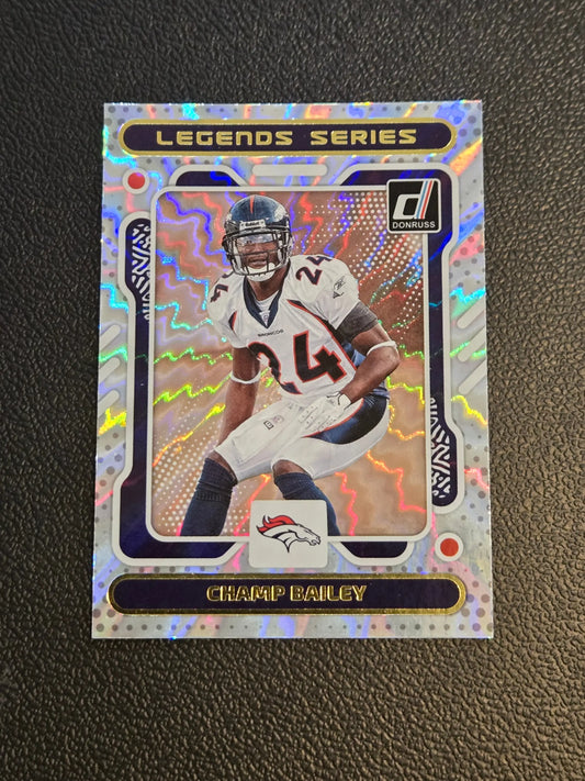 Champ Bailey Legends Series trading card from 2023 Donruss The Legends Series
