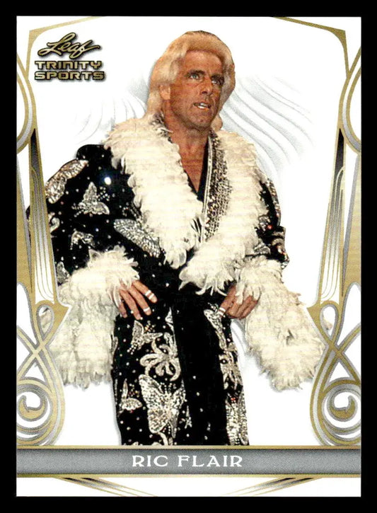 Ric Flair wrestling trading card from 2023 Leaf Trinity Flair Base Sports series