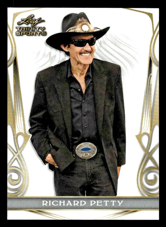 Richard Petty trading card from 2023 Leaf Trinity Petty Base Sports collection