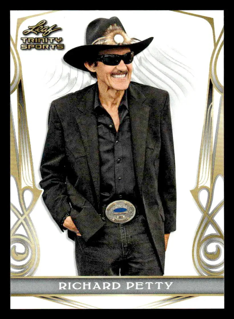 Richard Petty trading card from Leaf Trinity 2023 Base Sports collection
