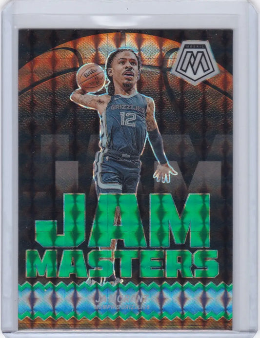 2023 MOSAIC #7 JA MORANT GREEN JAM MASTERS- MEMPHIS GRZZLIES - Trading Card