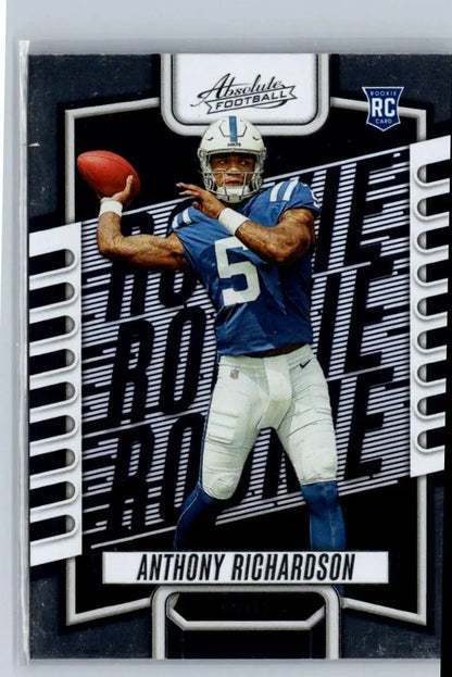 Anthony Richardson rookie card from 2023 Panini Absolute Anthony Richardson Retail