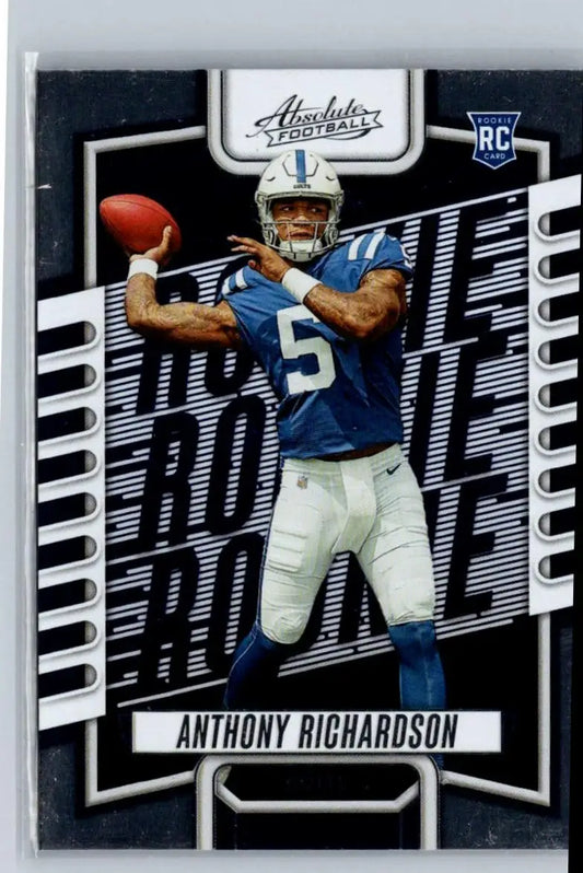Anthony Richardson rookie card from 2023 Panini Absolute Anthony Richardson Retail