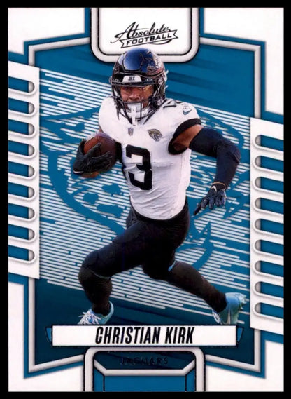 Christian Kirk football trading card from 2023 Panini Absolute Jacksonville Jaguars collection