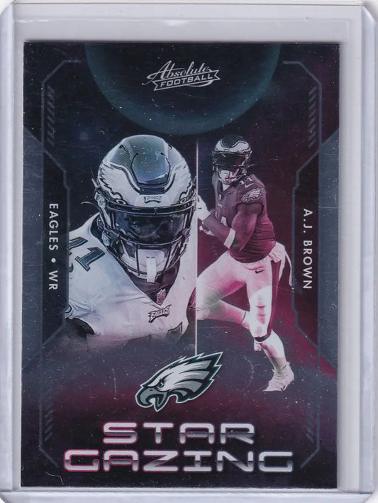 2023 Panini Absolute Star Gazing #SG-14 AJ Brown - Philadelphia Eagles - Trading Cards