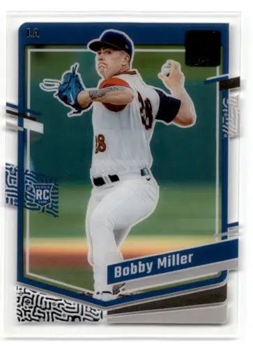 Bobby Miller baseball card from 2023 Panini Chronicles with original gloss finish