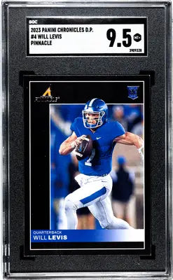 Graded 2023 Panini Chronicles Draft Picks Will Levis Pinnacle football card SGC 9.5