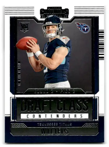 Will Levis football card from 2023 Panini Contenders Draft Class in Near Mint condition