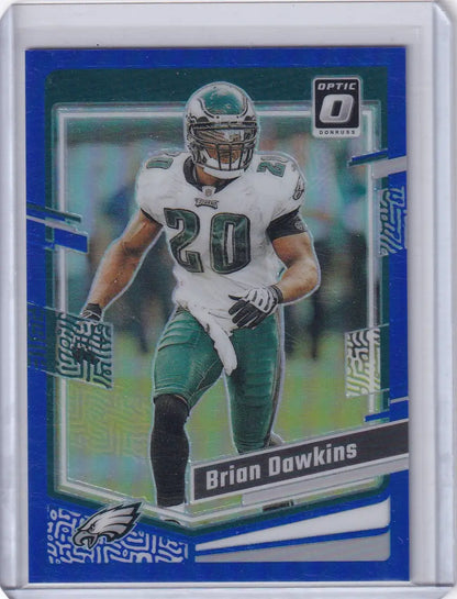 2023 Panini Donruss Optic Blue 73/199 #154 Brian Dawkins - Philadelphia Eagles - Trading Card