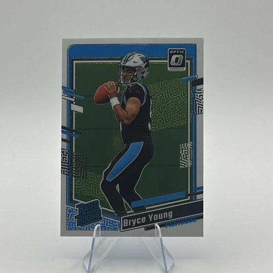 Bryce Young football card from 2023 Panini Donruss Optic Rated Rookie #213 Panthers