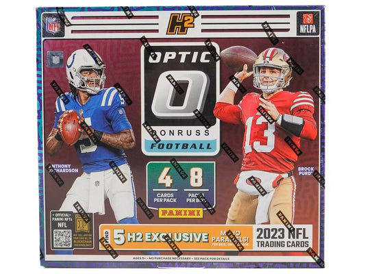 2023 Panini Donruss Optic Football H2 Box with Rated Rookies and Red Mojo Insert