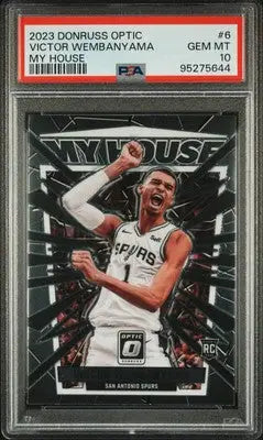 2023 Panini Donruss Optic My House Victor Wembanyama #6 Basketball PSA 10