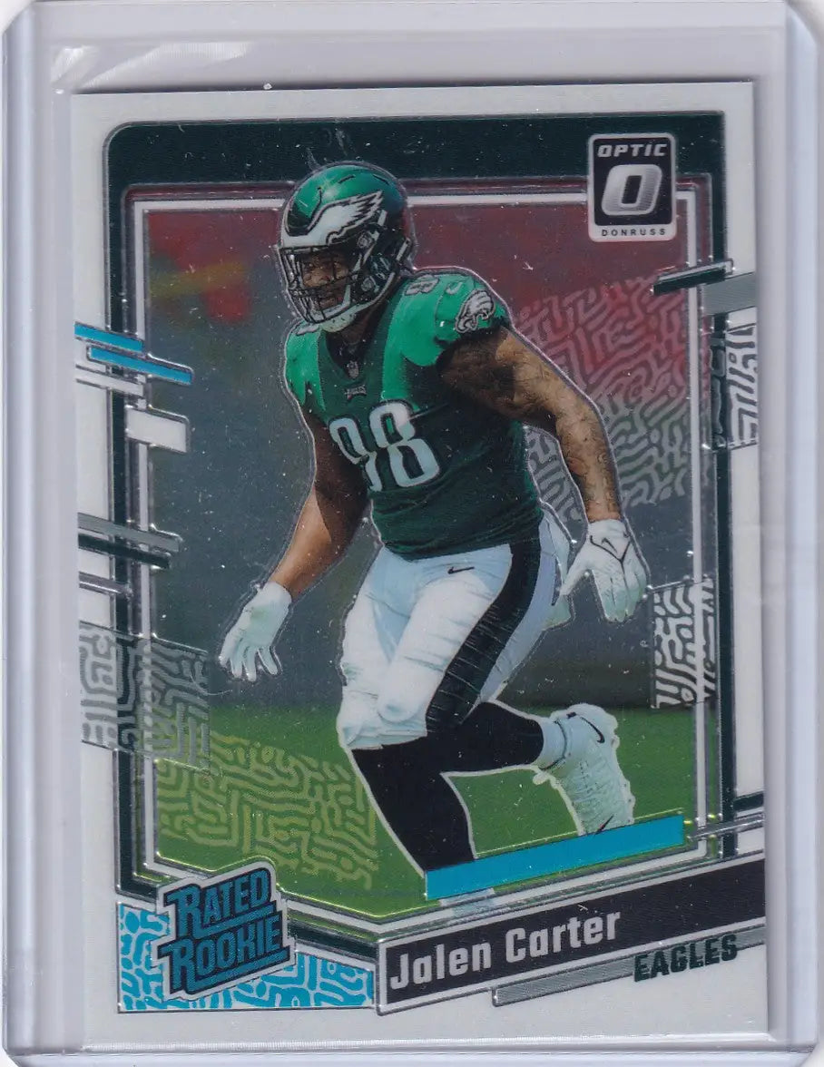 2023 Panini Donruss Optic Rated Rookie #281 Jalen Carter - Philadelphia Eagles
