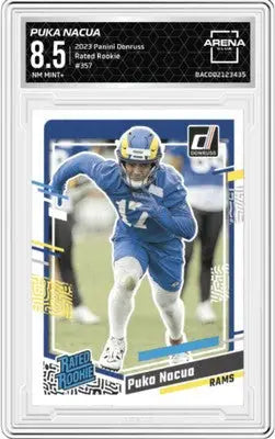 Puka Nacua football card from 2023 Panini Donruss Rated Rookie series